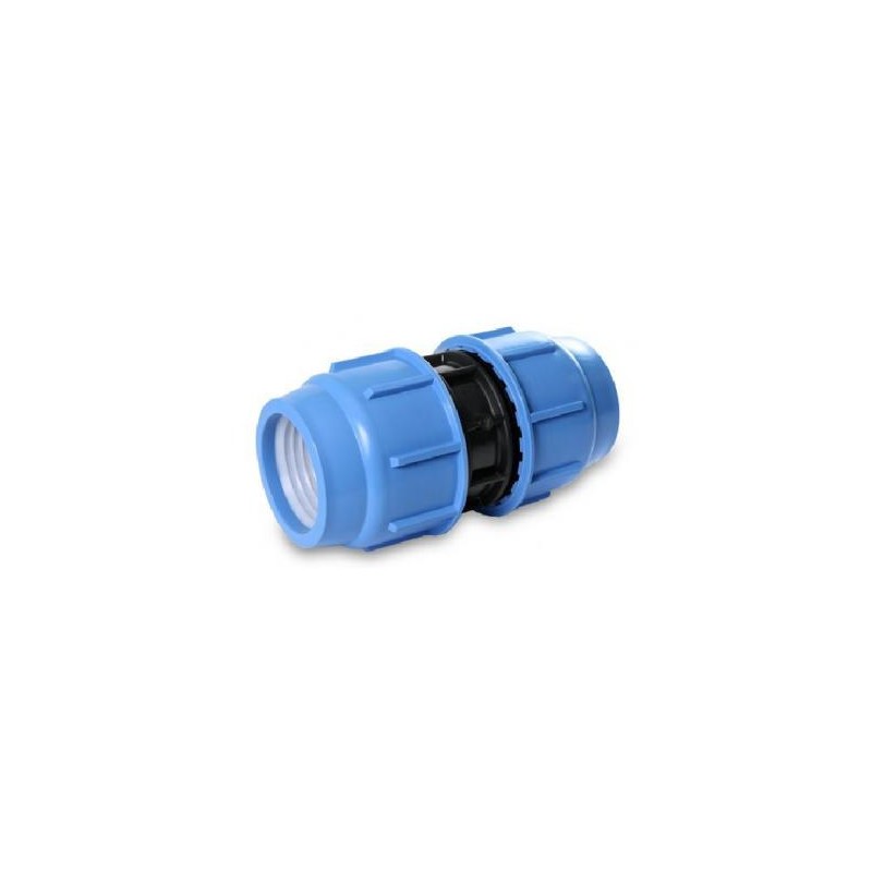 MANICOTTO A COMPRESSIONE D.25 MM – 3/4″ GIUNTO RIPARAZIONE TUBI POLITILENE