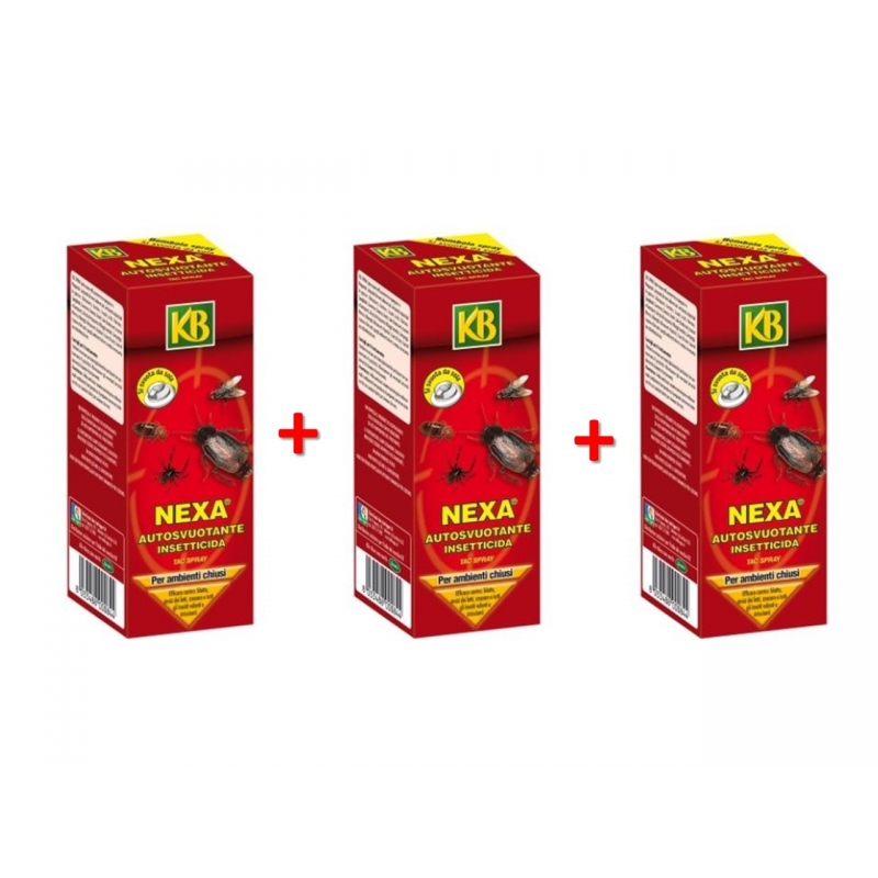 NEXA TAC SPRAY INSETTICIDA AUTOSVUOTANTE 150ML, BLATTE, CIMICI, ZANZARE, INSETTI
